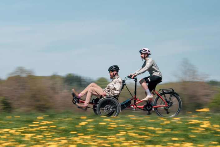 ​Sicher zu zweit Radfahren