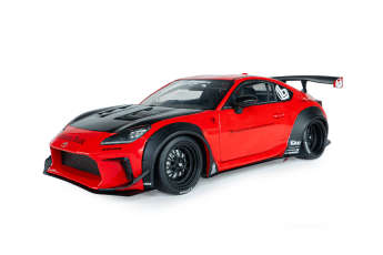 Bei Solido sieht der Liberty Walk GR86 im Maßstab 1:18 jetzt rot!