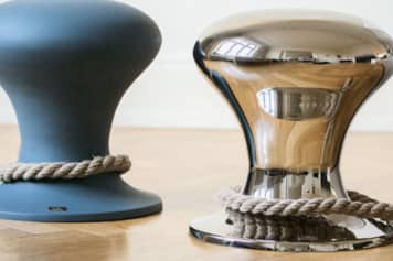 Hamburger Hocker, grau