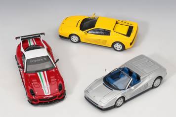 BBR bringt drei Ferrari-Ikonen im Sommer aus Die Cast und in 1:64