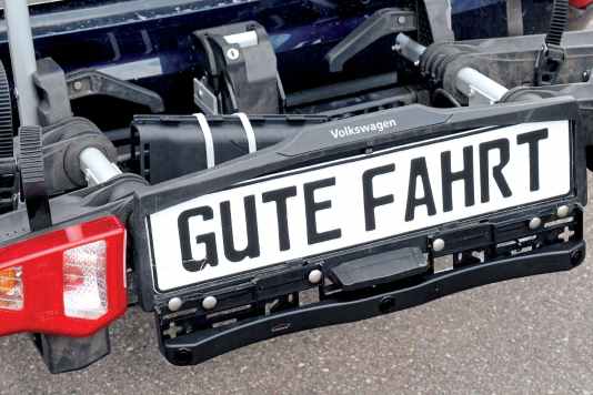 Parkwarner für Radträger