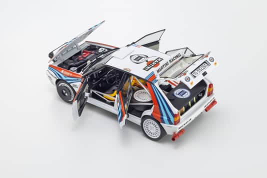 Kyosho feiert die Lancia-Legende in 1:18 mit drei Delta-Siegern
