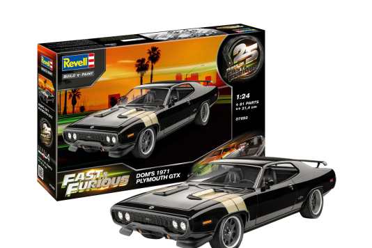 Revell bringt Doms Plymouth GTX aus Fast and Furious in 1:24
