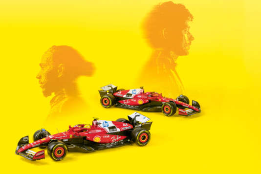 Zweimal Ferrari SF-25 von Bburago in 1:18 – Mit Köpfchen