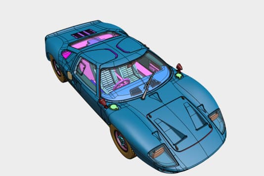 Corgi baut den Ferrari-Killer der Sechziger, den Ford GT 40, in 1:43 für seine Vanguards