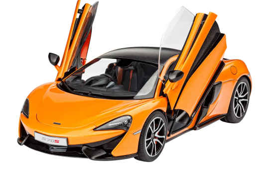 Revell lanciert das Set zum McLaren 570S mit Wing-Doors in 1:24