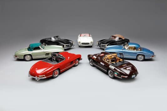 Mercedes 300 SL Roadster Rallye von CMC in 1:18 – Sachertorte