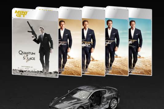 Dieser 007-Aston-Martin-Torso ist oscar-reif und kommt von Mini GT in 1:64