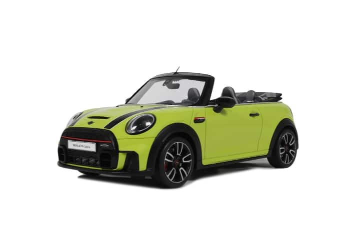 Ottomobile verspricht heißes Mini Cabrio als 1:18er in schrillem Zesty-Gelb