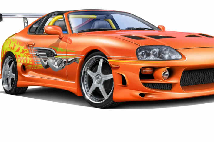 Paul Walkers Supra aus Fast & Furoius als 1:24-Kit von Aoshima geleakt