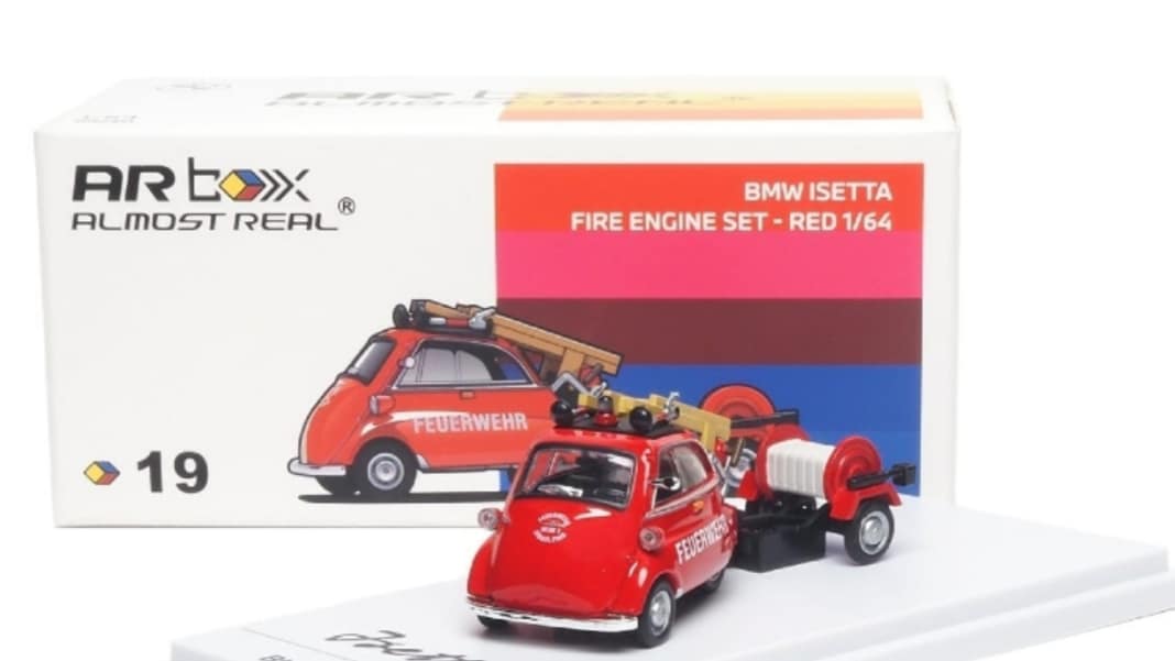 Almost Real bringt Isetta-Feuerwehr im Mini-Maßstab 1:64 von BMW