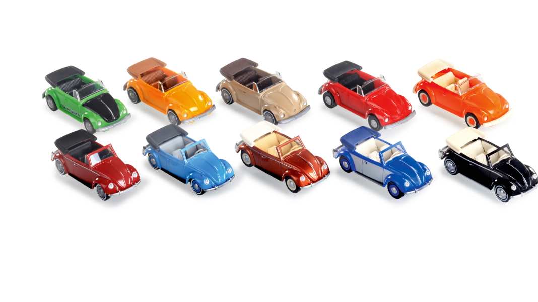 Cabriolets bei Wiking in 1:87