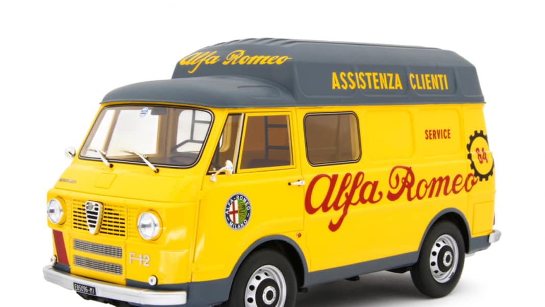 Laudoracing bringt Alfa Romeo F12 als Kundendienst-Lieferwagen in 1:18