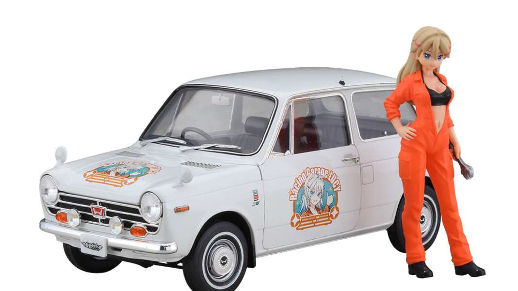 Hasegawa bringt Honda N360S in 1:24 mit Egg-Girls-Figurine
