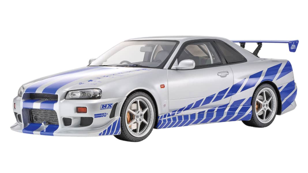 Brians Nissan Skyline R34 GT-R von Kyosho in 1:12 – Mit dem zweiten …