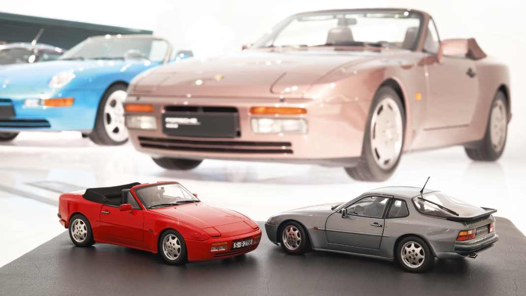 50 Jahre Transaxle-Porsche en miniature – Balance-Akt