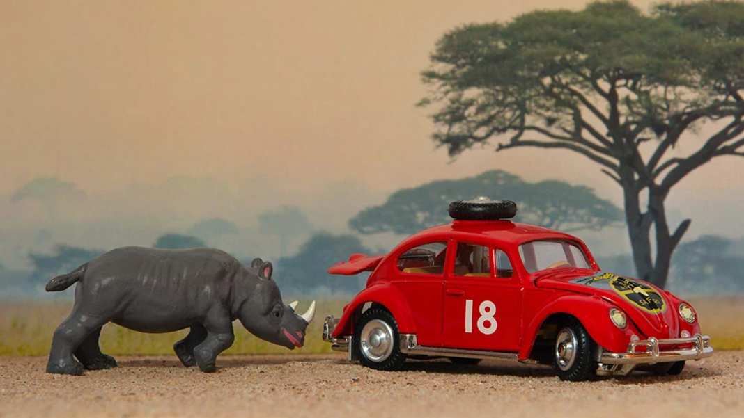 Corgi lässt den Safari-Käfer wieder rollen – mit Nashorn in 1:44