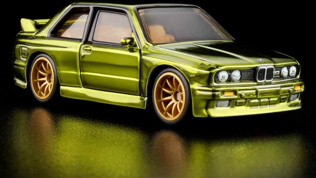 Dieser BMW M3 von Mattel ist eine besonders knackige Olive in 1:64