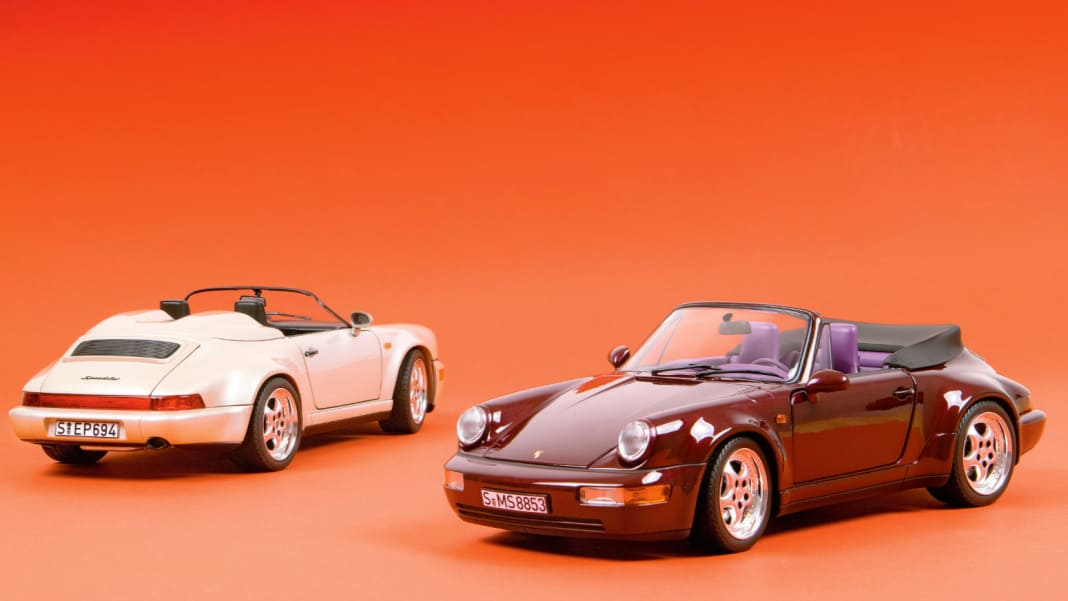 Porsche 911 (964) Turbolook Cabriolet und Speedster von Norev in 1:18 – Offen für alles