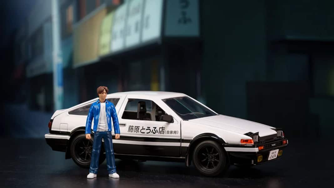 Jada Toys bringt neues Initial D Takumi-Set in 1:24 aus Figur und Toyota Trueno