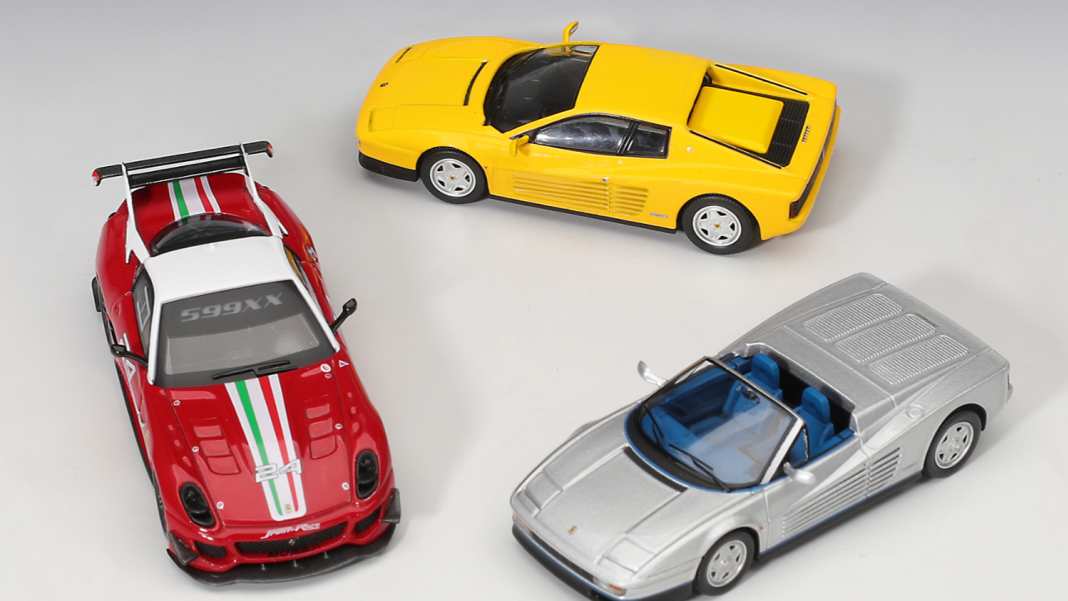 BBR bringt drei Ferrari-Ikonen im Sommer aus Die Cast und in 1:64
