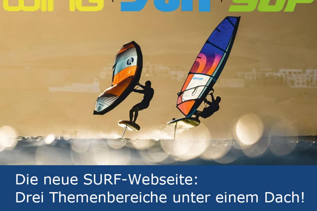SURF, SUP und WING jetzt unter einem Dach!