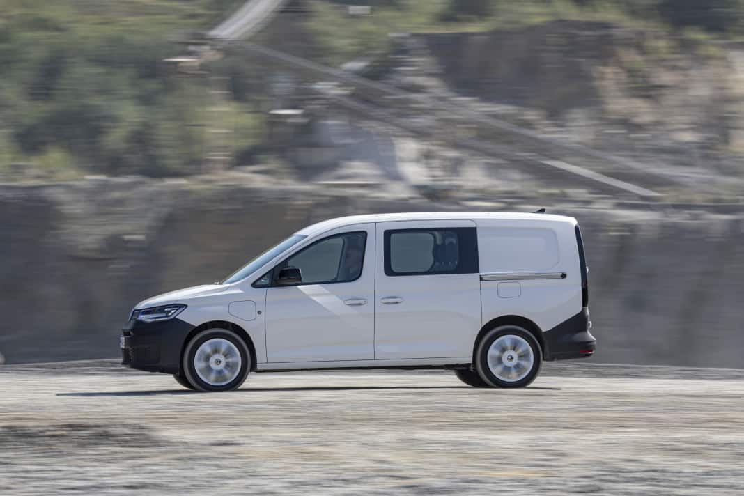VW Caddy eHybrid Flexible kombiniert Personen- und Lasttransport
