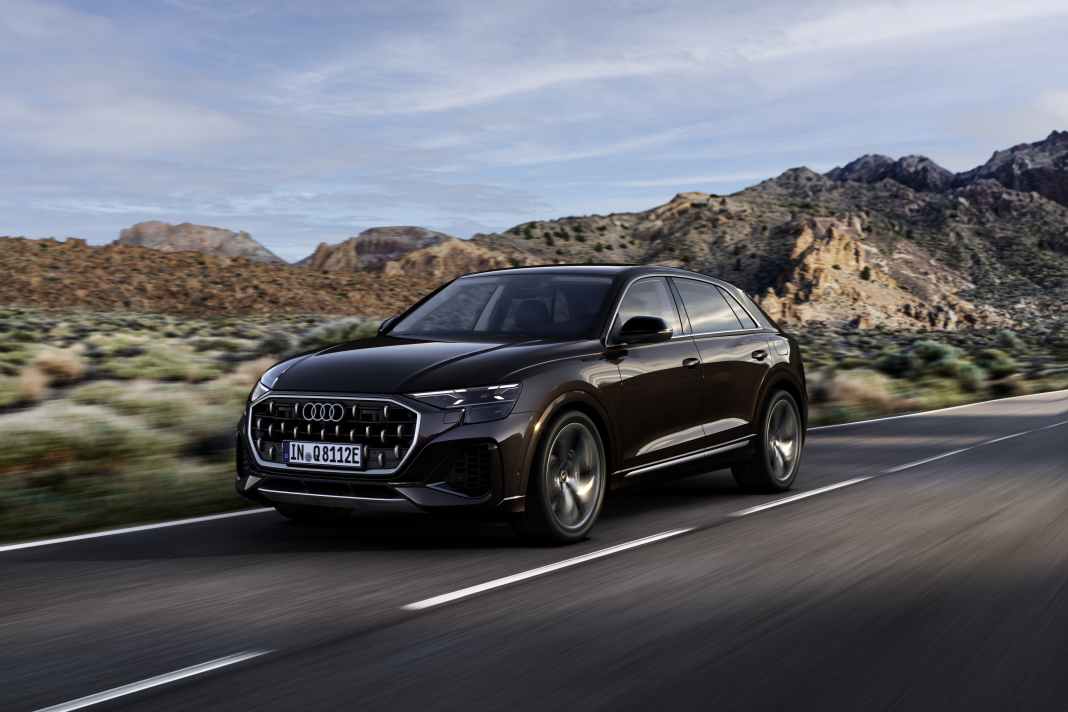 Audi Q8 TFSI e quattro zeigt Hybridkraft