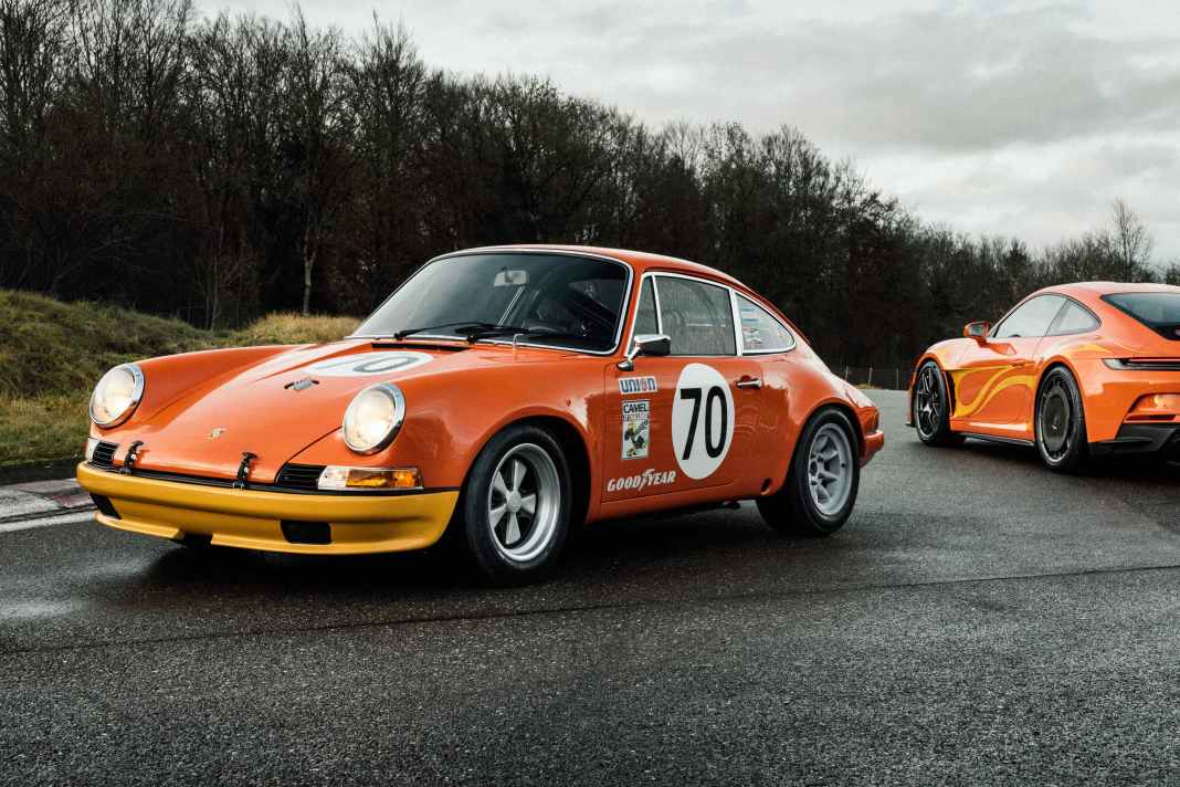 Historischer Porsche 911 S/T als Vorlage für modernes Einzelstück