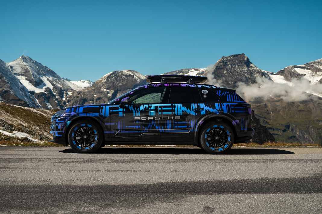 Porsche Cayenne Electric erobert den Großglockner