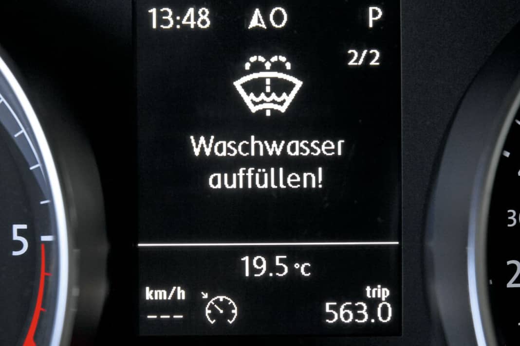 Waschwasser-Sensorik nachrüsten - Pegelmeldung