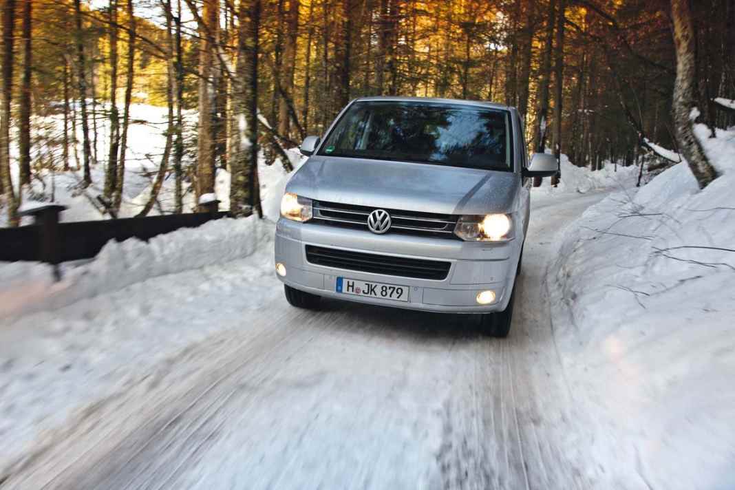 VW T5 2.0 TDI 4MOTION mit 140 PS - Das große Krabbeln