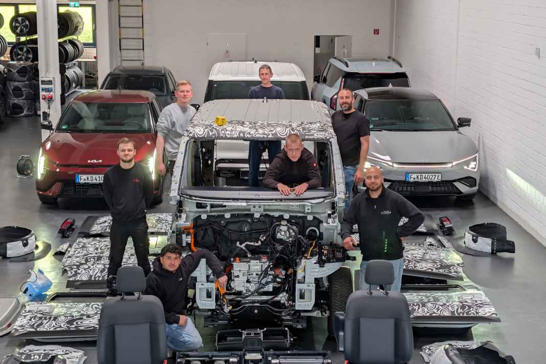 Kia PV5 Cargo wird zum Schulungsobjekt