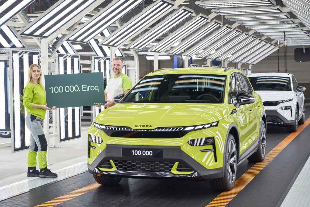 Škoda Elroq erreicht 100.000 Produktionseinheiten