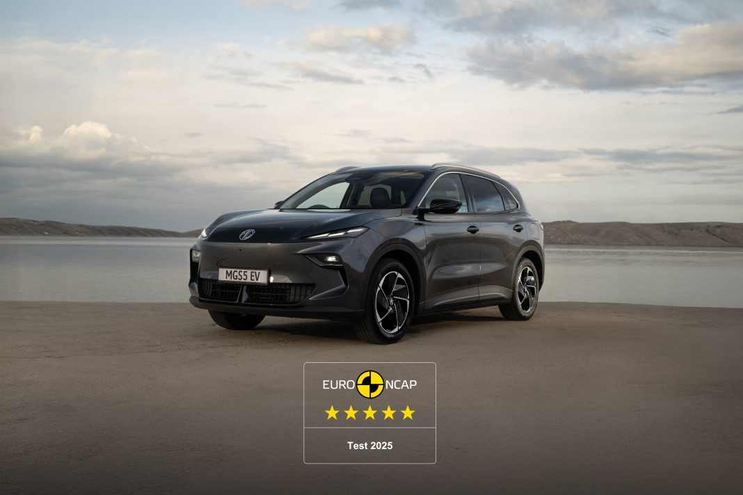 MGS5 EV erhält Bestnote im Euro-NCAP-Crashtest