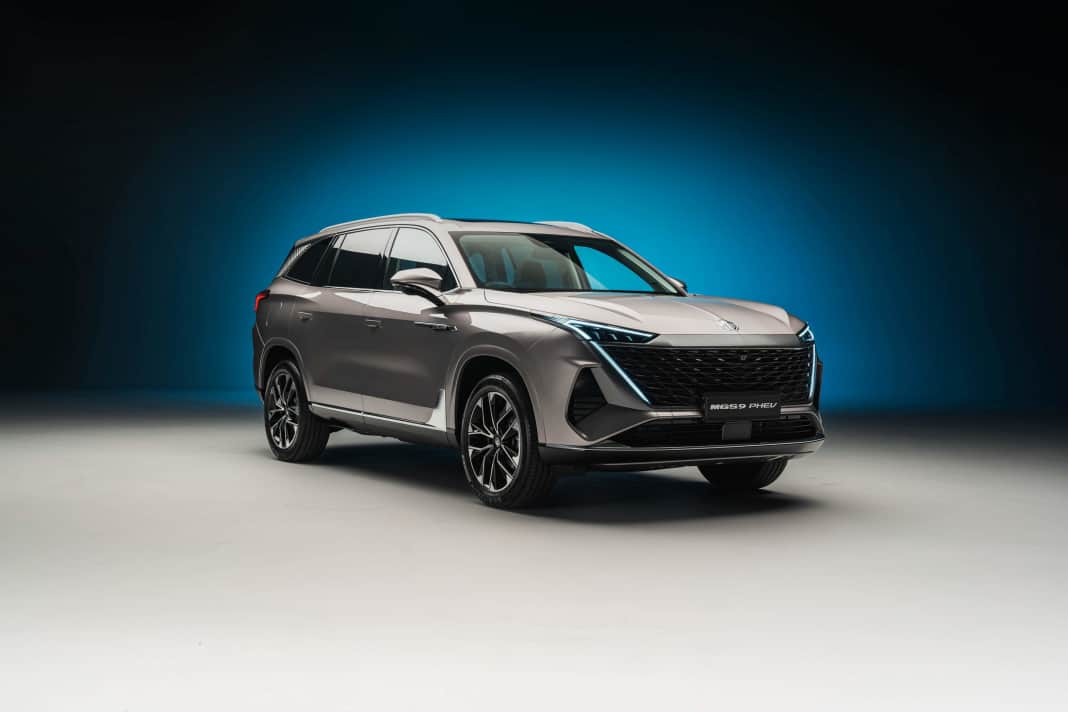 MG MGS9 PHEV startet als großer Siebensitzer