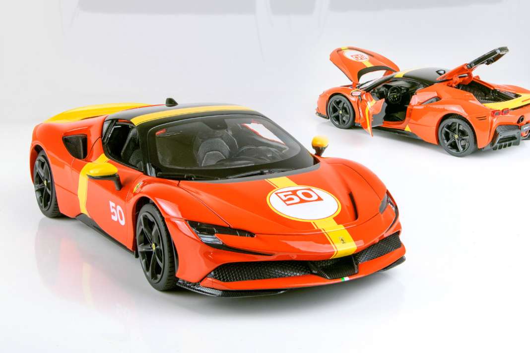 Ferrari SF90 Assetto Fiorano Nr. 50 von Bburago in 1:18 – Leichtgläubig