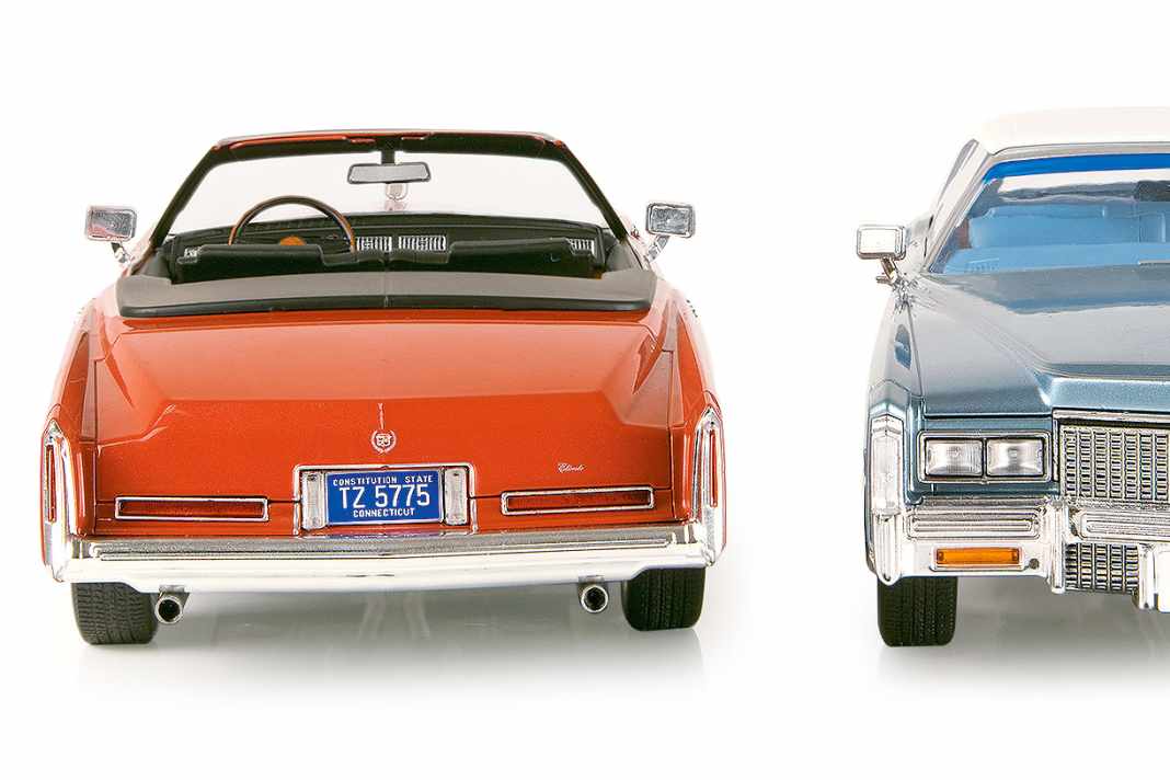 ‘76 Cadillac Fleetwood Eldorado Convertible von MCG in 1:18 – Beverly Hills 1976