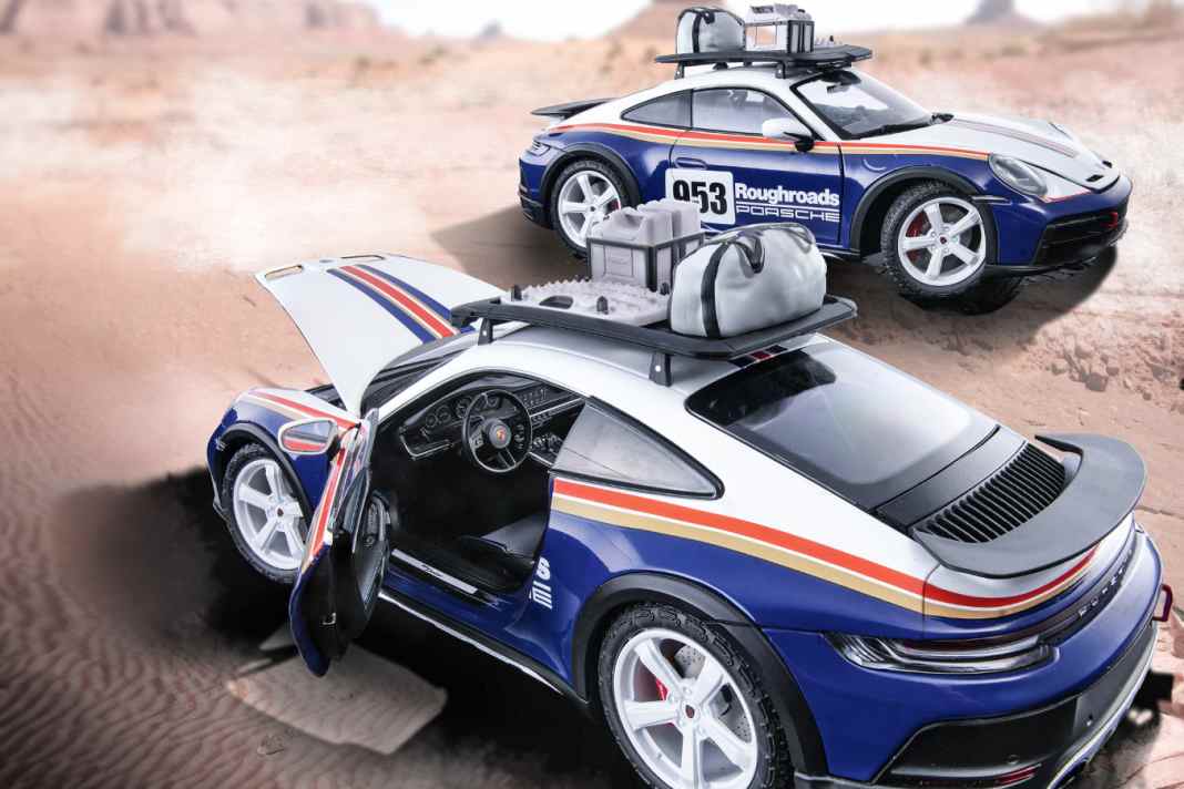 ‘24 Porsche 911 Dakar von Minichamps in 1:18 –Wüster Elfer