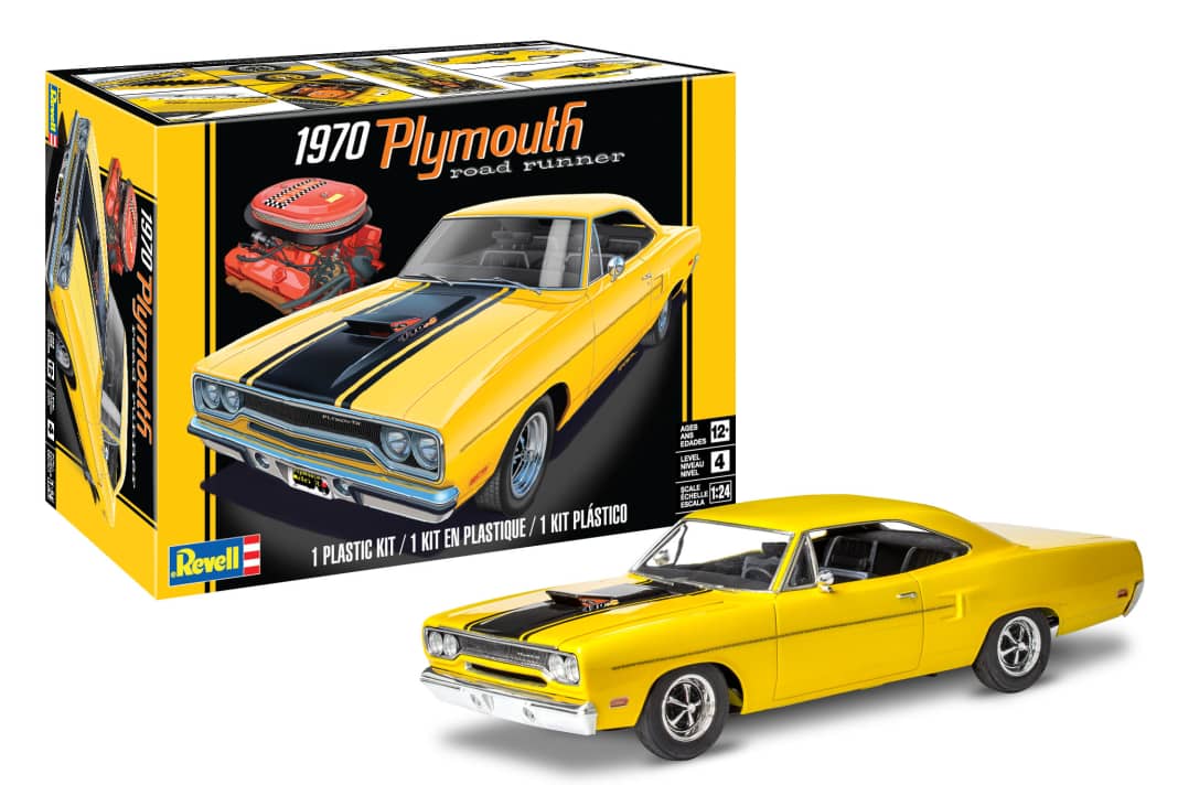 Revell bringt extrascharfen Plymouth Roadrunner von 1970 in 1:24