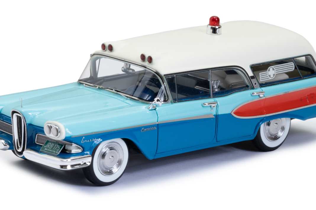 Esval Models bringt eine weitere 1:43-Ambulance auf Basis des Ford Edsel
