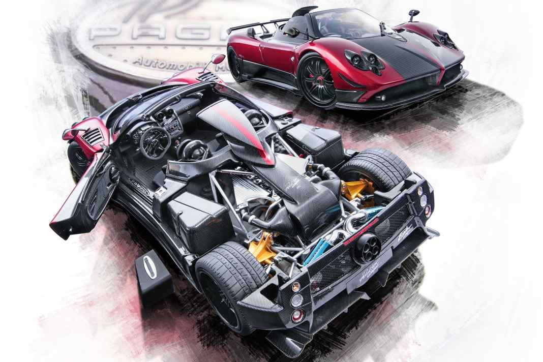 ‘09 Pagani Cinque Roadster von Almost Real in 1:18 - Zondabar