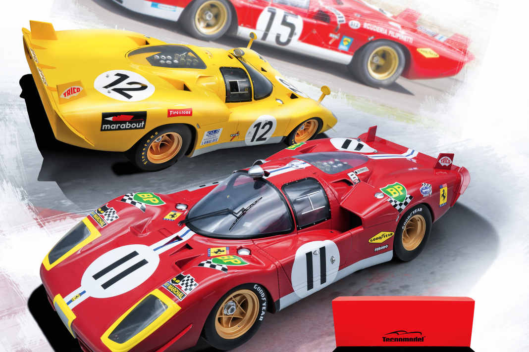 ‘70 Ferrari 512S Coda Lunga von Tecnomodel in 1:12 – Länge siegt?