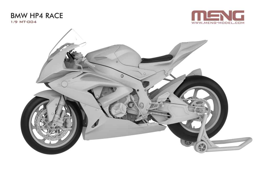 Meng arbeitet an einem weiteren Kit eines BMW-Bikes in 1:9