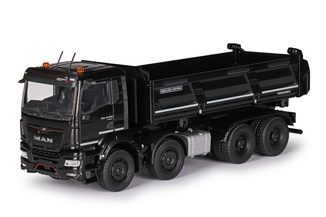 MAN stellt drei neue 1:50-Kipper von Conrad in seinen Shop