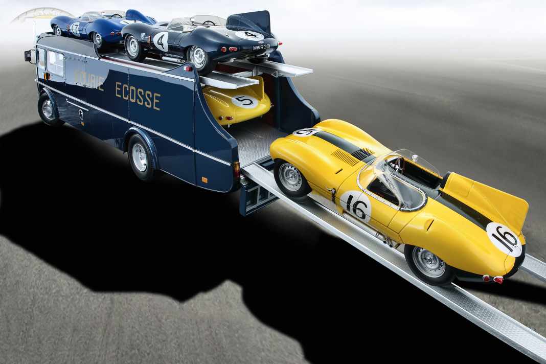 ’59 Commer TS3 Renntransporter von CMR in 1:18