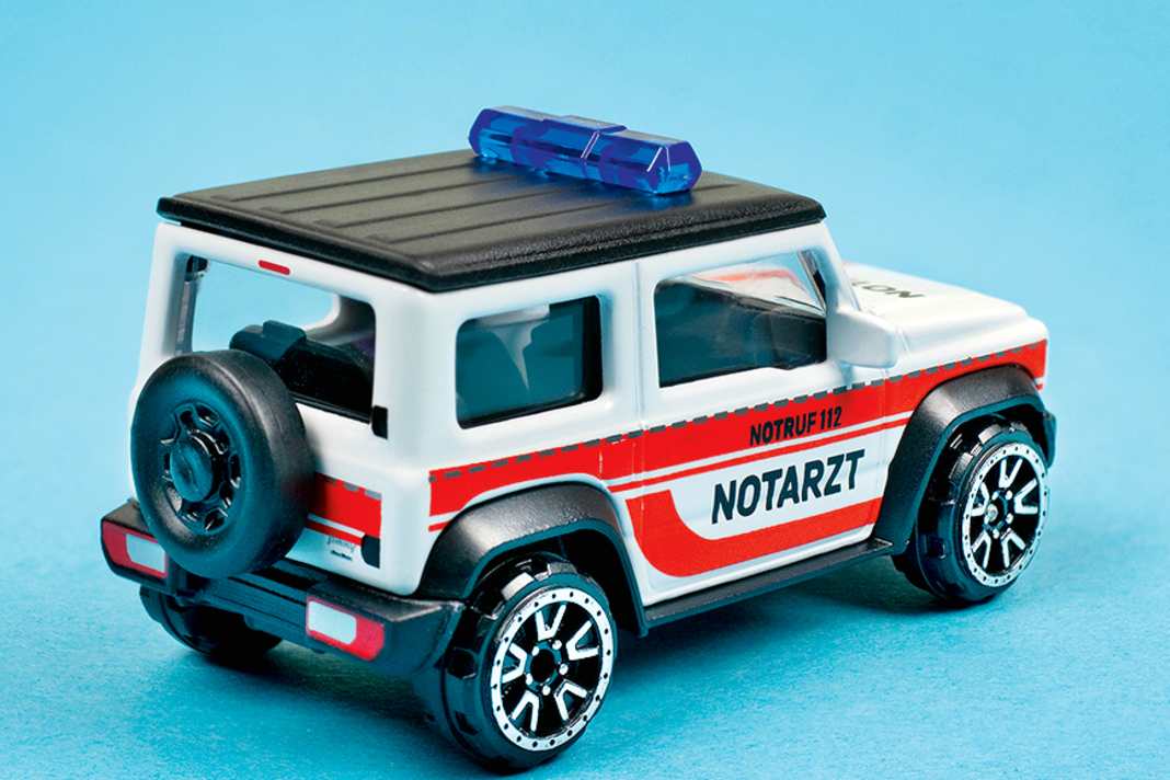 Suzuki Jimny „Notarzt“ von Majorette in 1:64