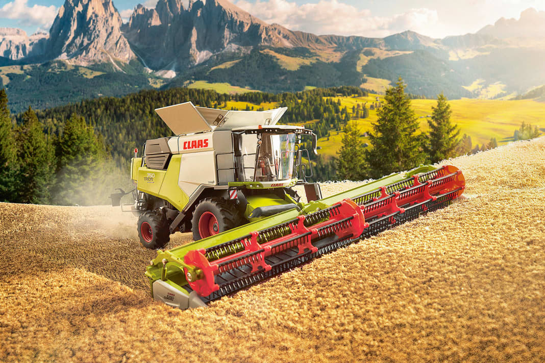 Claas Trion 750 Montana/Convio Flex von Wiking in 1:32