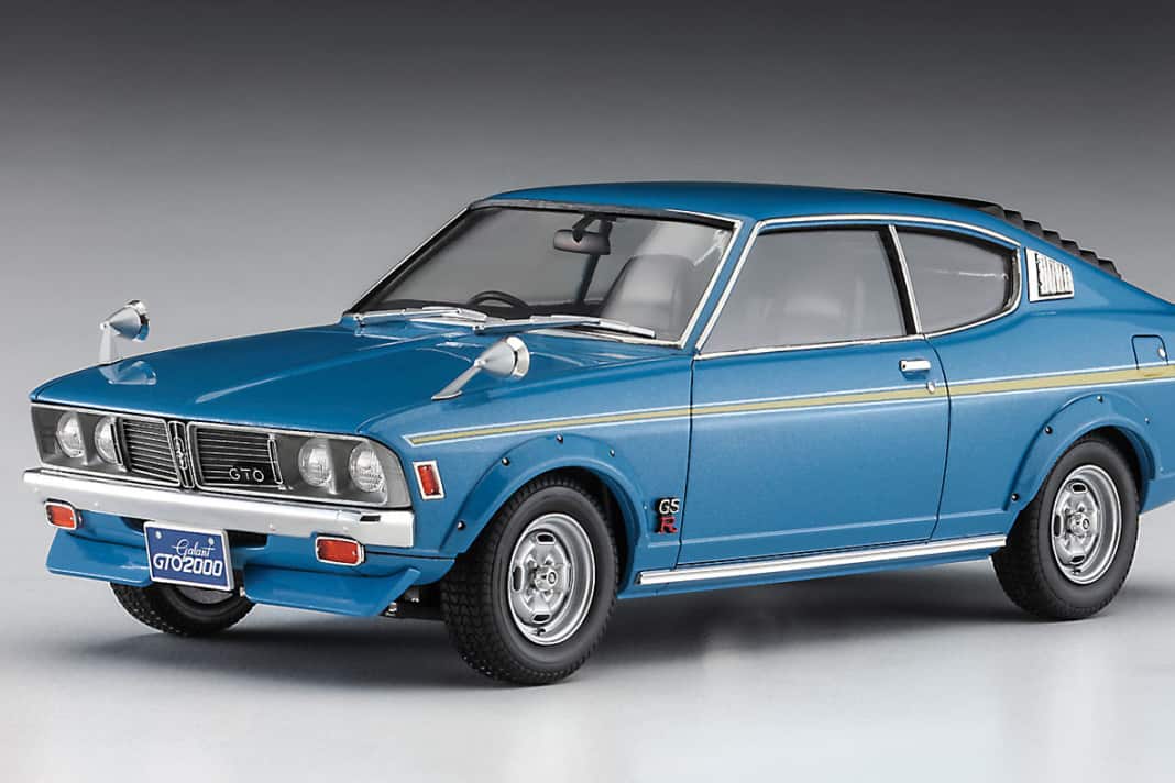 Hasegawa liefert Mitsubishi-Fastback von 1977 als Plastikkit in 1:24 aus