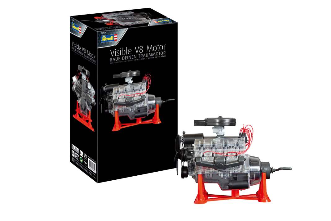 Bevor der V8 ein Fall für das Museum wird, lieber noch schnell den von Revell bauen